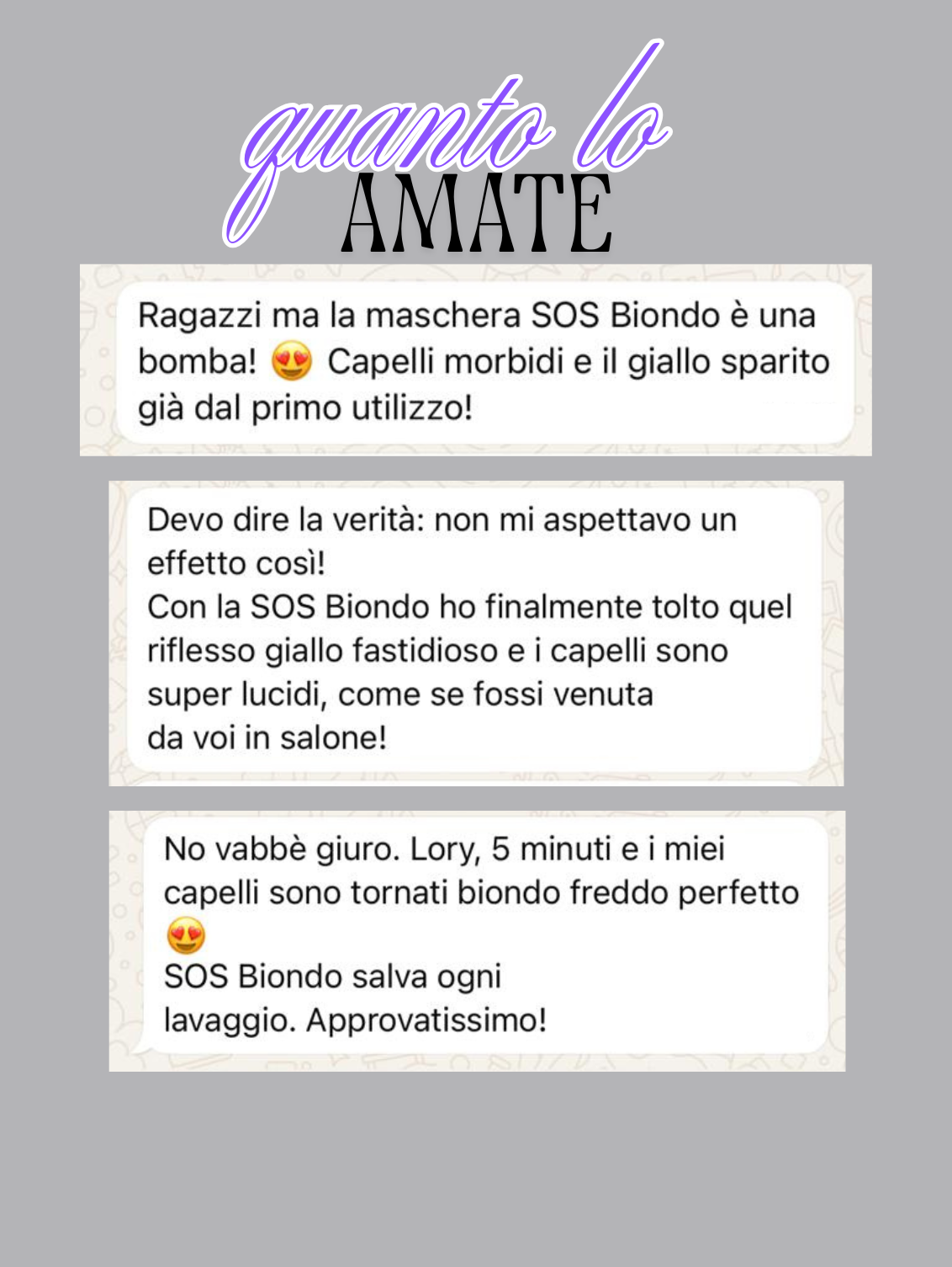 MASCHERA ANTIGIALLO - SOS BIONDO